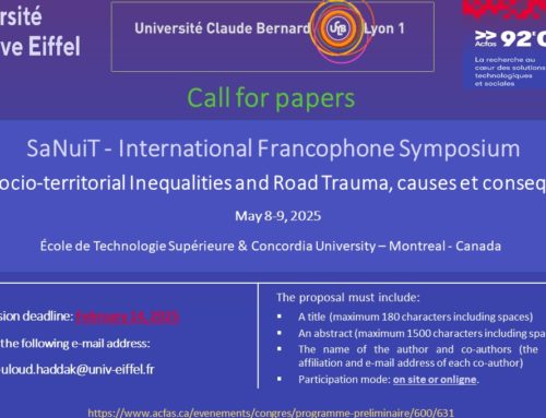 UGE /UCLB Lyon 1 – SaNuiT International Symposium, Montreal, May 2025